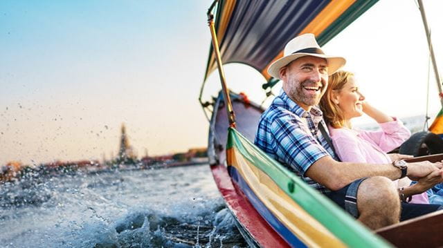 Couple in a boat